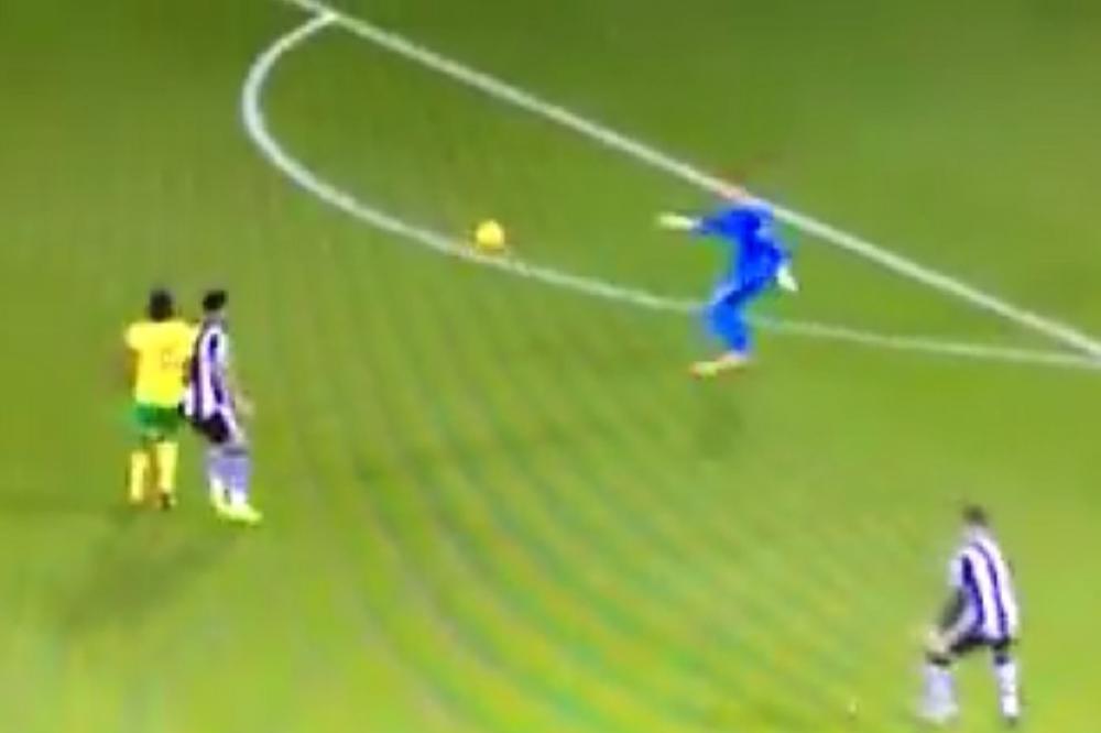 OTMITE MU RUKAVICE, MOLIM VAS! Od Pola Robinsona u Zagrebu nismo videli ovako smešan golmanski kiks! (VIDEO)