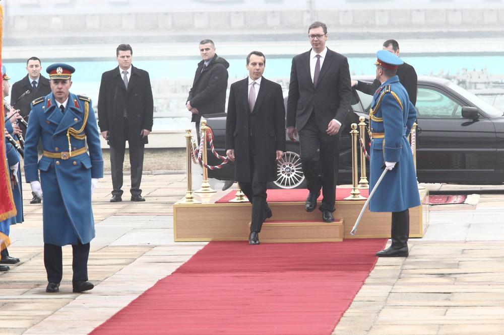 Kancelar Austrije i Vučić u Beogradu: Premijer uručio Kernu svoju viziju Zapadnog Balkana! (VIDEO)