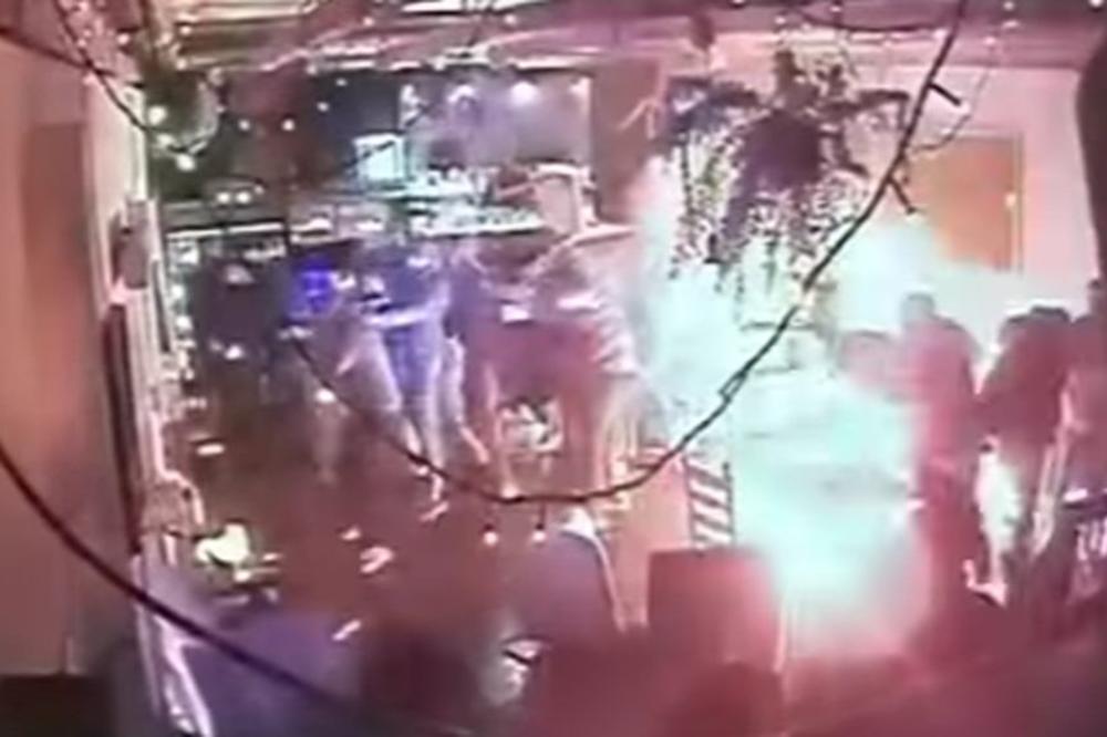 Sabili su ih unutra i počeo je pakao: Procureo stravičan snimak kako su ultrasi Legije pokušali da zapale navijače Ajaksa! (VIDEO)