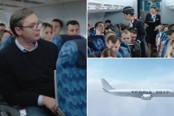 Vučić snimio spot u konfiskovanom nigerijskom avionu? Dan snimanja košta... (VIDEO)