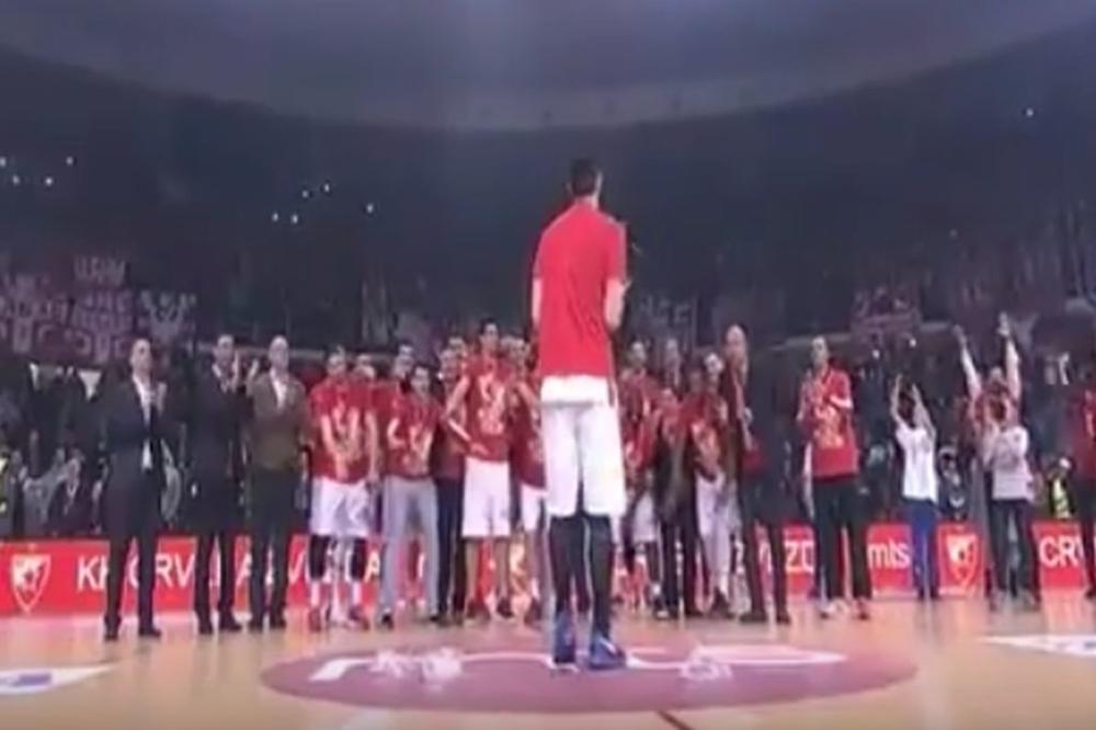 Pre nego je Mitrović podigao pehar Kupa igrači Zvezde su zaplesali na terenu! (VIDEO)