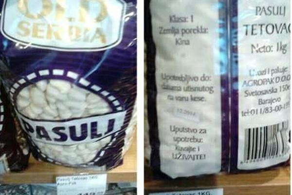 KO OVDE KOGA LAŽE: Srpski pasulj, a na kesi VRIŠTI MADE IN CHINA! (FOTO)