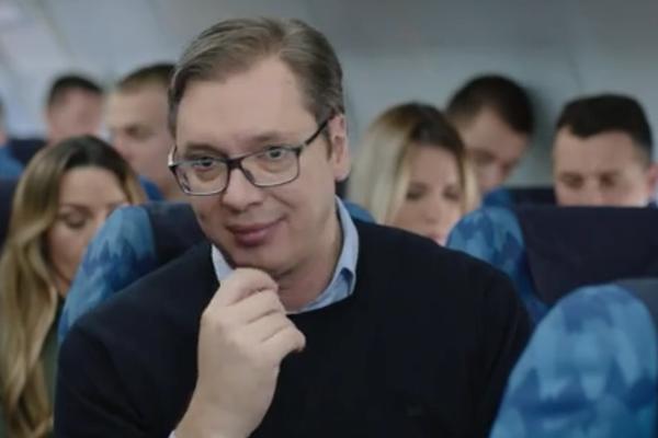 VUČIĆ OTKRIO KOLIKO JE KOŠTALO SNIMANJE U AVIONU: Spot imao dve verzije! (VIDEO)