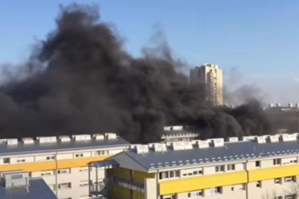 Izbio POŽAR u Studentskom domu! Studenti evakuisani, troje povređeno! (VIDEO)