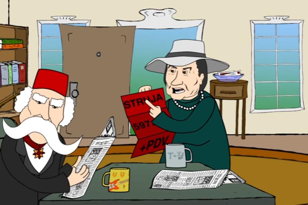 KO JE KRIV? Parodija na priču o visokim računima za struju! Crtać u kom glavne uloge imaju Vuk, Desanka i Tesla (VIDEO)
