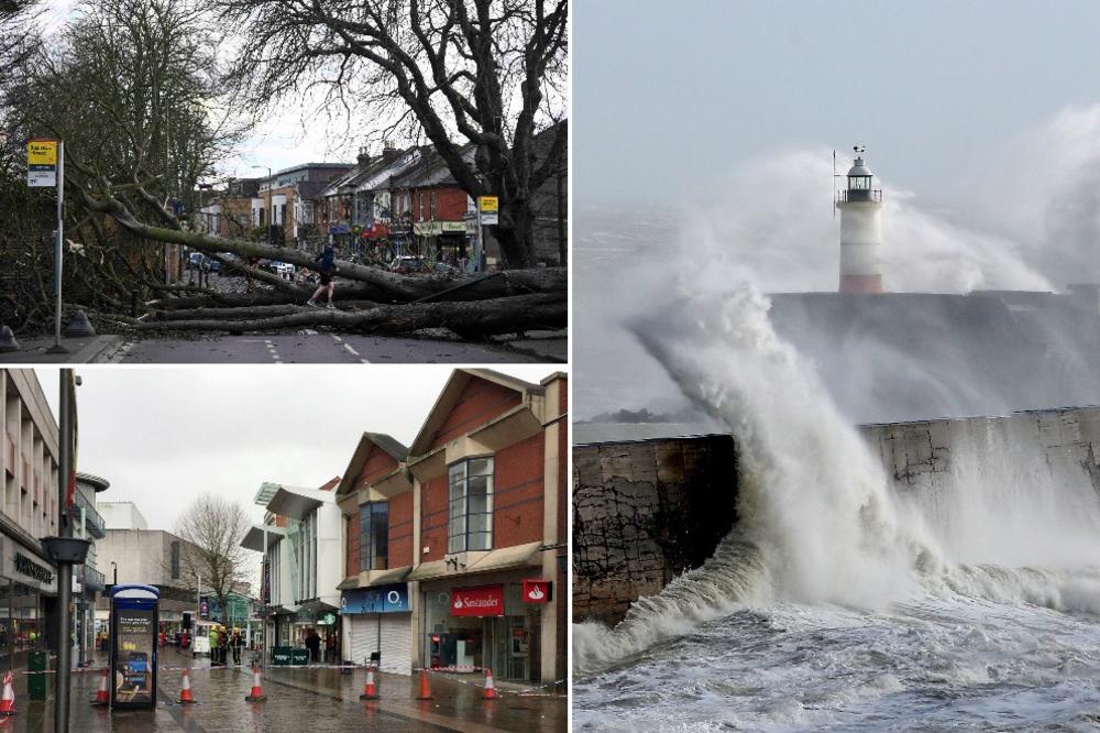 DORIS KRŠI SVE PRED SOBOM! Razorna oluja odnela prvu žrtvu u Britaniji, život na ostrvu paralisan (FOTO) (VIDEO)