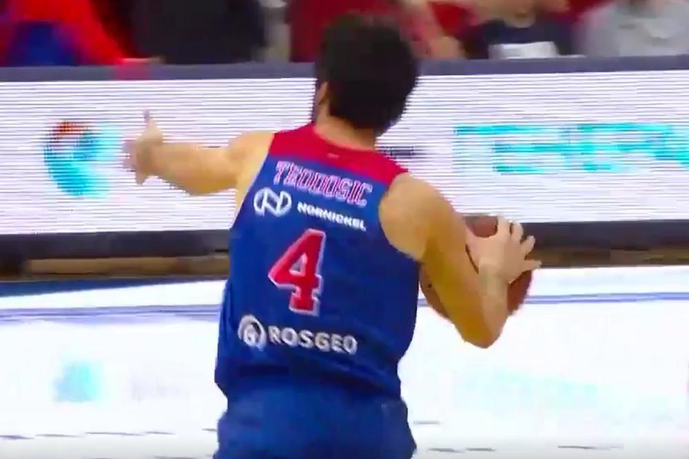 CSKA pobedio, to više nije vest, ali... Teodosić "iskopirao" Jokićevu majstoriju sa Ol stara! (VIDEO)