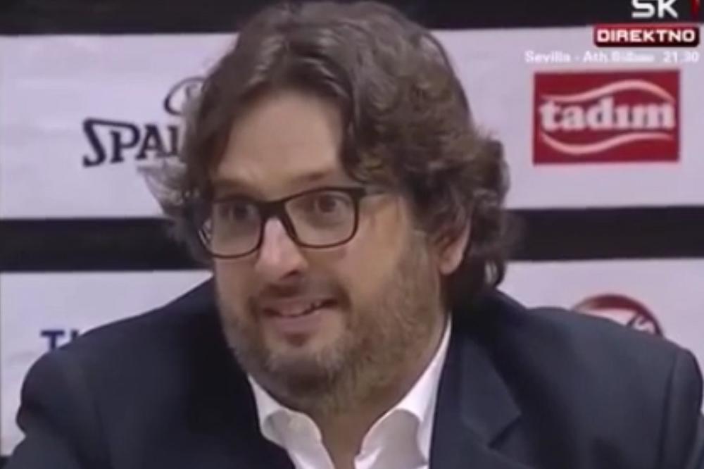 TI SI ZA PARTIZAN, SIGURNO! Brutalna pres konferencija Andree Trinkijerija! (VIDEO)