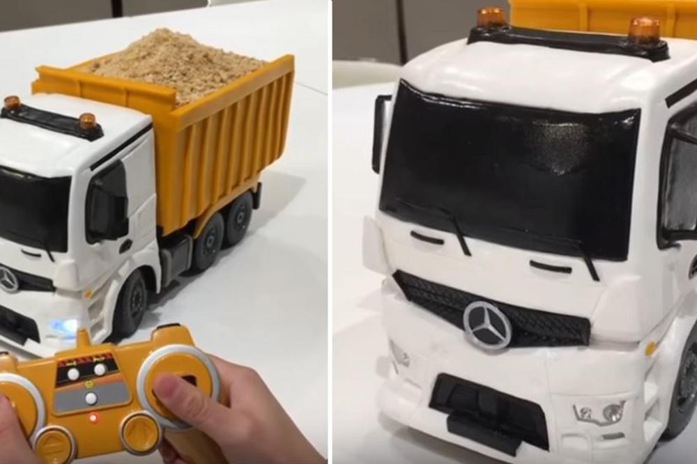 Da li je ovaj kamion dečja igračka? Nije, mnogo je bolji! (VIDEO)