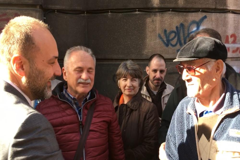 NIKOLA (85) JE NAJSTARIJI PRISTALICA SAŠE JANKOVIĆA: Neću da umrem dok Saša ne pobedi! (VIDEO)