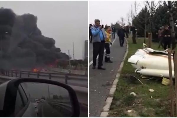 HELIKOPTER SA RUSIMA UDARIO U TORANJ, PA EKSPLODIRAO: Velika nesreća u Istanbulu, poginulo 5 osoba! (VIDEO)