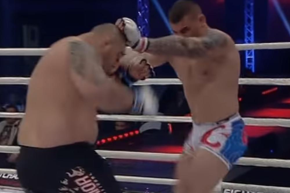 BUGARIN JE DUPLO VEĆI, ALI DŽABA MU SVE! Srpski MMA borac unakazio komšiju na nesvakidašnji način! (VIDEO)