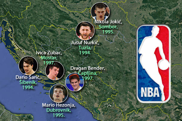 DECA BALKANSKIH RATOVA OSVAJAJU NBA: Rođeni su u paklu devedesetih, a sada pišu istoriju košarke! (VIDEO)