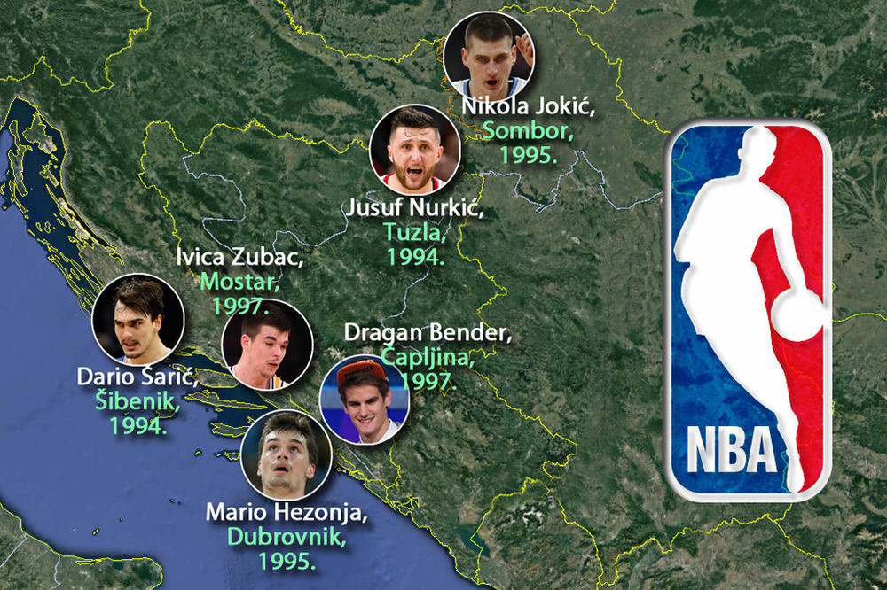 DECA BALKANSKIH RATOVA OSVAJAJU NBA: Rođeni su u paklu devedesetih, a sada pišu istoriju košarke! (VIDEO)