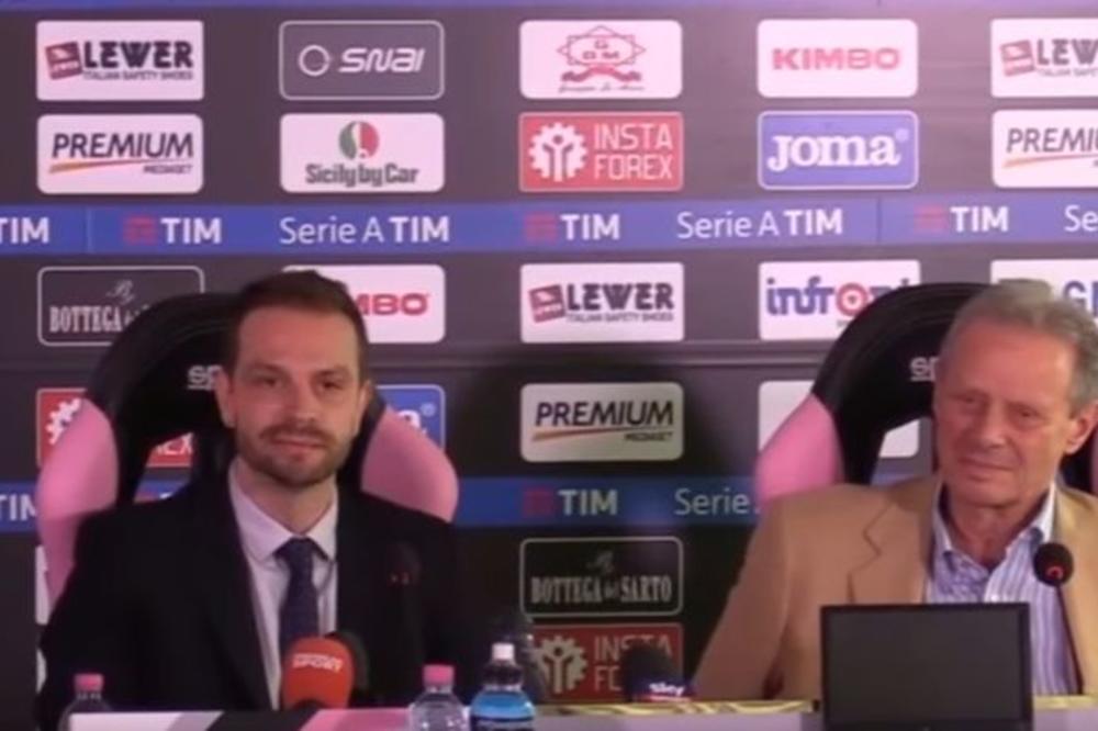 Sa Zamparinijem je bila luda vožnja, a šta će tek biti sa novim predsednikom Palerma? Odmah je krenuo sa ludostima! (VIDEO)
