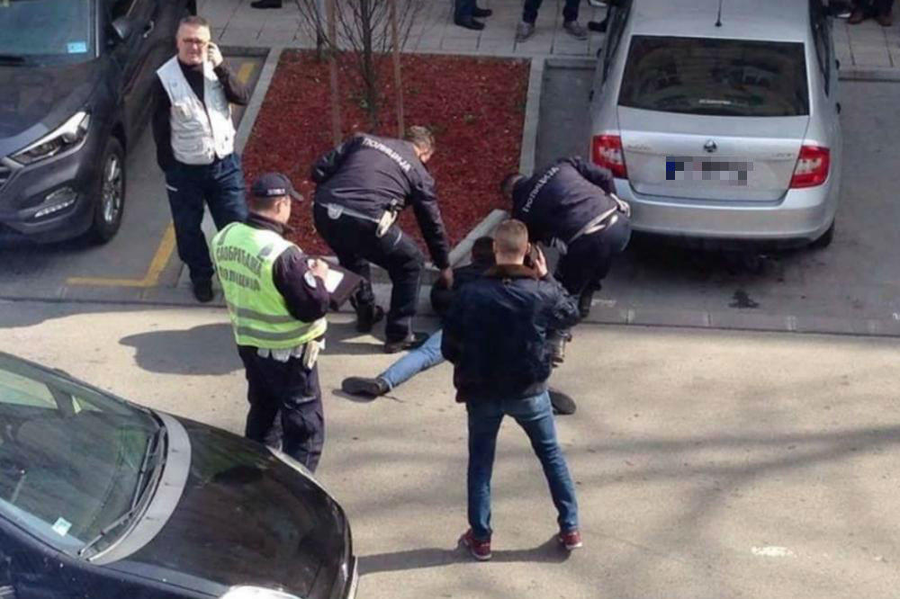 JA SAM, BRE, ČLAN SNS! Uneo se u lice policajcu, uhvatio ga za košulju i UDARIO GA U GLAVU!