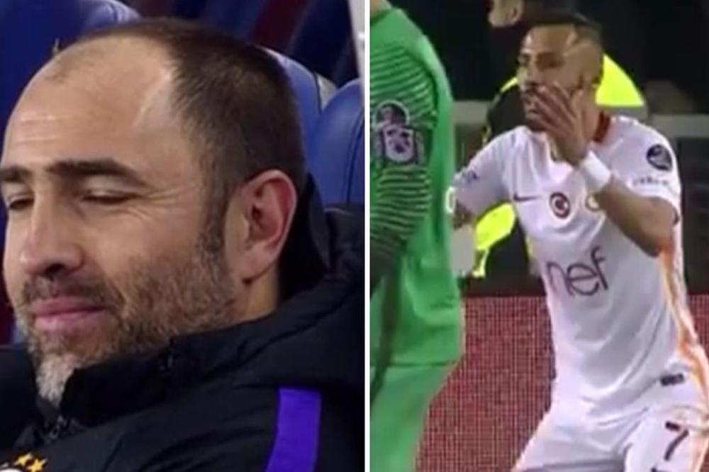 Druže, nas je sramota tvoje sramote! Face trenera i saigrača jasno govore koliko si se izblamirao! (VIDEO)