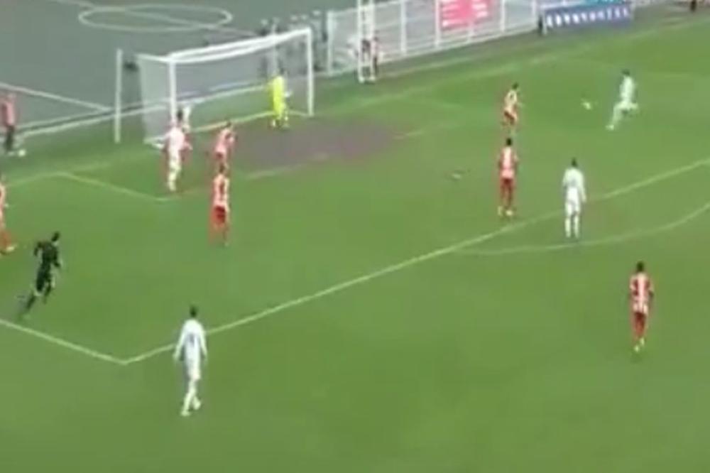 Manojlović nije ni video loptu kad je sevnuo volej bivšeg igrača Zvezde! (VIDEO)