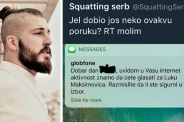 ZNAMO DA ĆETE GLASATI ZA BELOG! DA LI STE SIGURNI U TO? Da li ste i vi dobili ovaj SKANDALOZAN SMS? (FOTO)