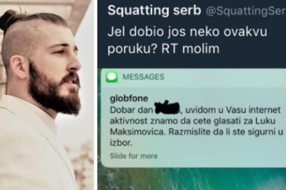 ZNAMO DA ĆETE GLASATI ZA BELOG! DA LI STE SIGURNI U TO? Da li ste i vi dobili ovaj SKANDALOZAN SMS? (FOTO)