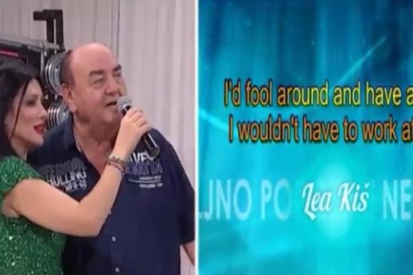 KOJI JE OVO JEZIK? Kako izgleda kada Drljača zapeva na SVOM engleskom jeziku: Ko ga razume dobije NAGRADU! (VIDEO)