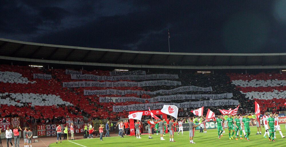 Meč između Zvezde i Ludogoreca 2016. godine u Beogradu  