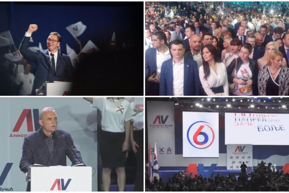 MITING SNS U ARENI Vučić: Srbiju neće moći da pobede, Srbija ne ide unazad, 2. APRILA DO POBEDE! (VIDEO)