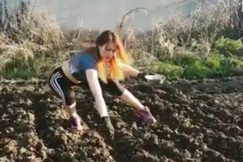 PA OVO JE GENIJALNO: Srpkinja izmislila POLJOFITNES - sadi luk i krompir, a vežba, sve o jednom trošku! (VIDEO)