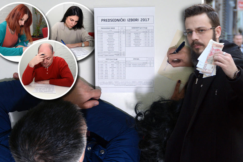 Kladili smo se na kandidate za predsednika! Vi nas poslušajte i MAZNUĆETE LOVU! (FOTO)