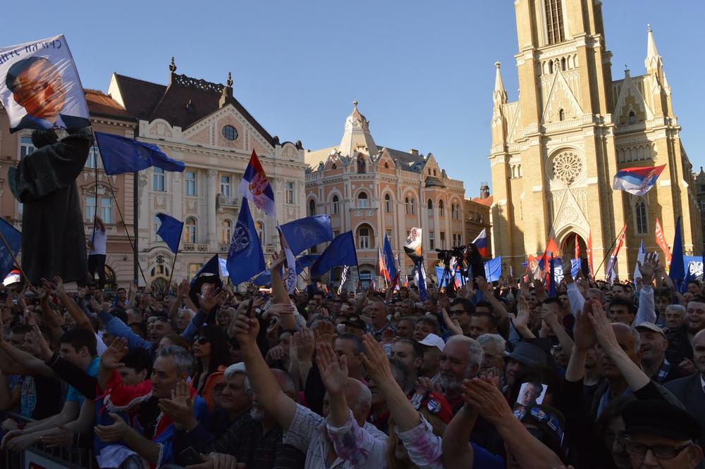 ŠEŠELJ U NOVOM SADU PORUČIO: Ovo je bitka između mene i Vučića!