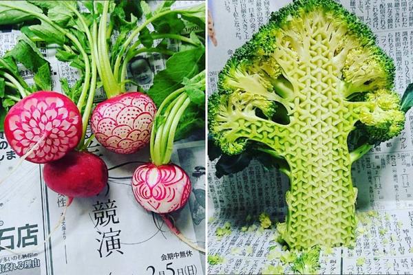 Šarene rezbarije: Japanska umetnost će zauvek promeniti povrće! (FOTO)