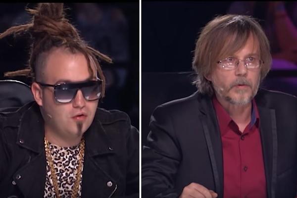 Otkopčao je duks i počeo da ispaljuje brutalne stihove o srpskom heroju! ŽIRI JE OSTAO NEM posle takve pesmetine! (VIDEO)