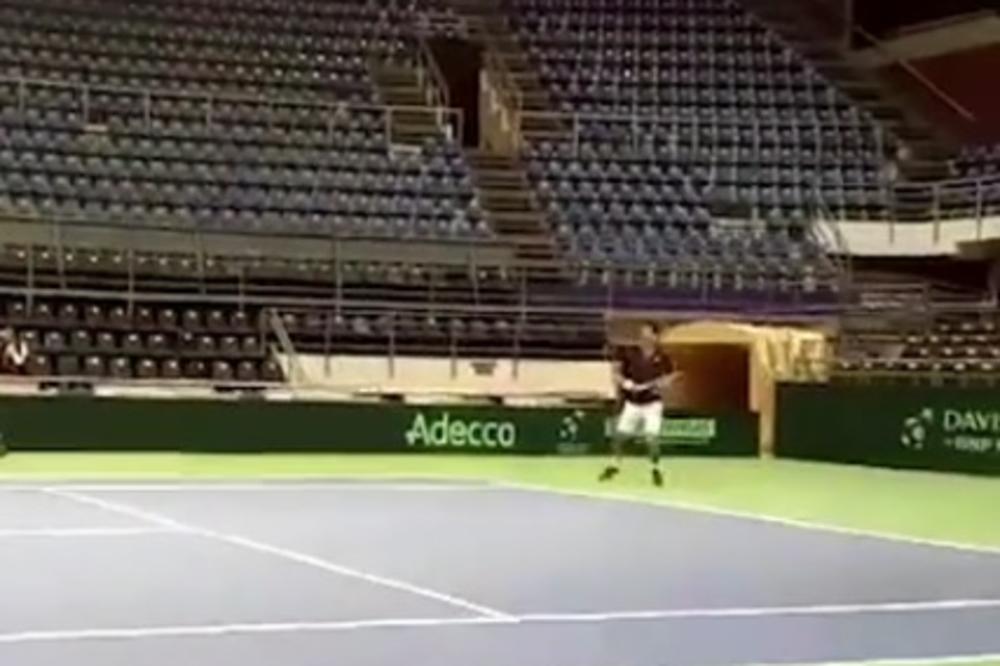 Novak održao prvi trening u Beogradu, a potom je i poručio... Razumite me! (VIDEO)