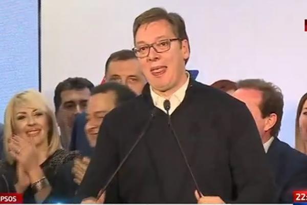 VUČIĆ NAKON POBEDE: Čisto kao suza, imamo podršku preko 2 miliona građana! (VIDEO)