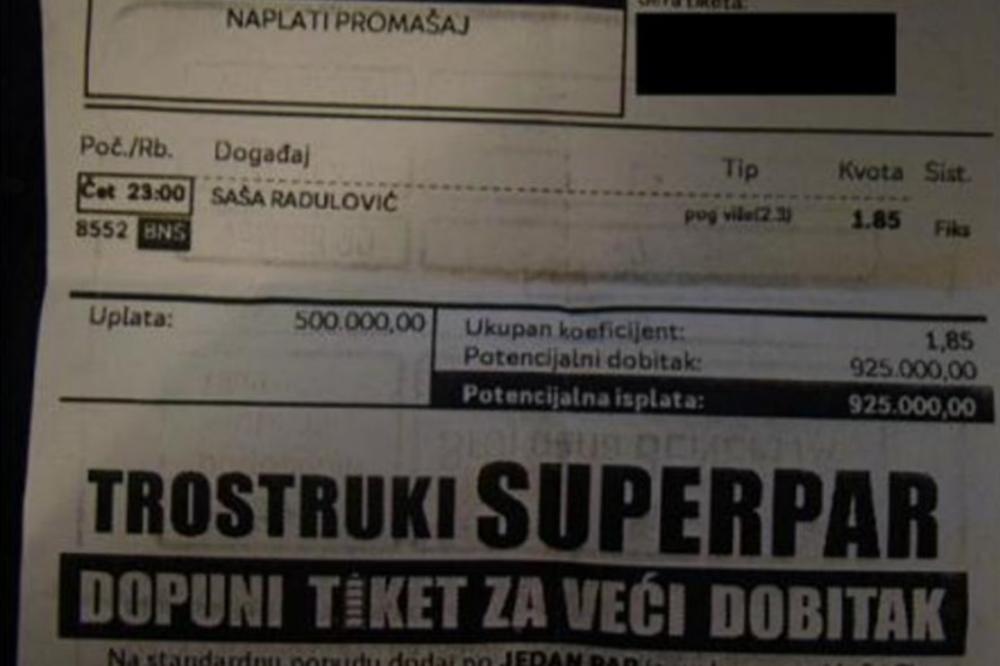 Zbog Radulovića je izgubio POLA MILIONA! NAJVEĆI PROMAŠAJ PREDSEDNIČKIH IZBORA!  (FOTO)
