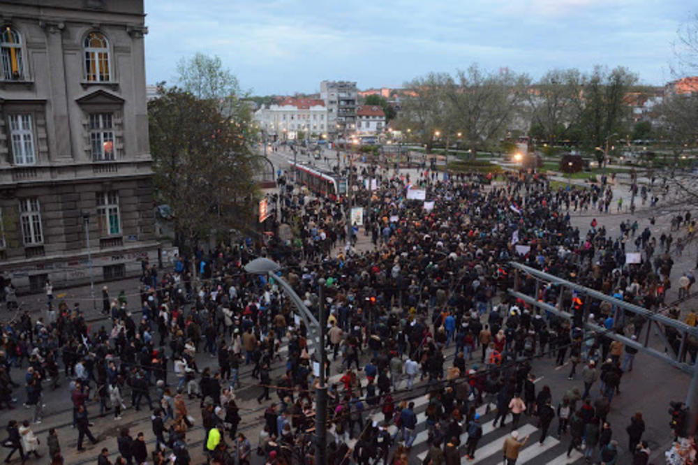 STUDENTI SU I DANAS BILI NA ULICAMA! Srbija je ponovo protestovala, za danas je gotovo! (VIDEO)