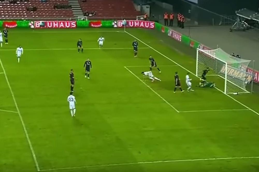 SRBI BLISTAJU U SKANDINAVIJI: Ne viđa se često da neko da gol tim delom tela, kao što ga je dao srpski reprezentativac! (VIDEO)