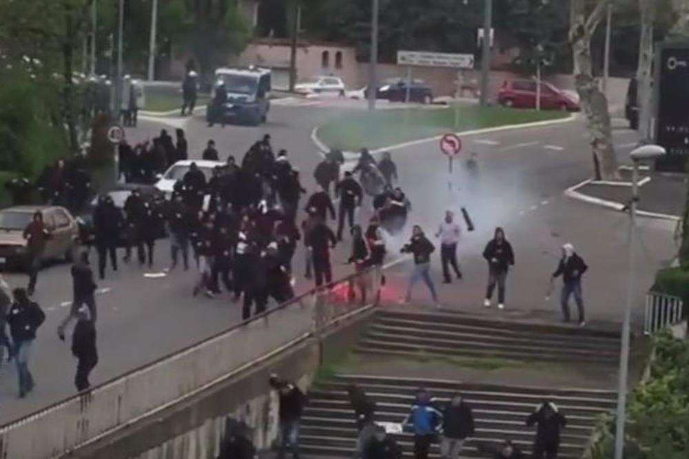 Ludačka akcija Delija zbog koje je nastao haos ispred Juga? Neverovatno je šta su navijači Zvezde pokušali da urade?  (VIDEO)