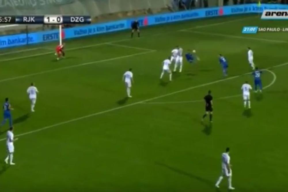 Dinamo se provukao u Rijeci posle gola kakav se retko viđa na ovim prostorima! (VIDEO)