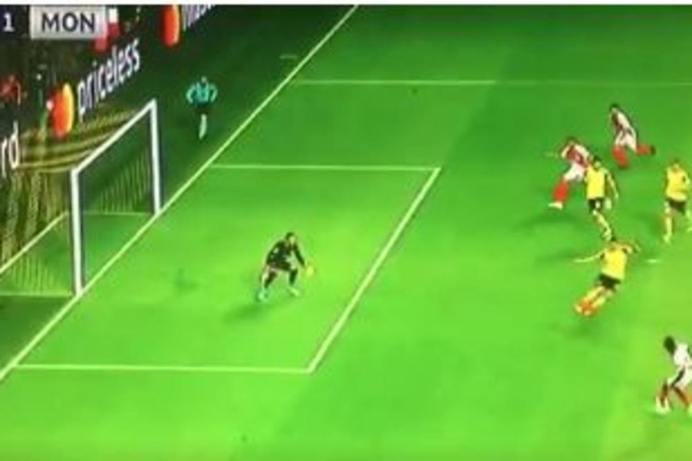 Sramotna greška u Dortmundu! Monako poveo posle gola iz ofsajda i to ogromnog! (VIDEO)