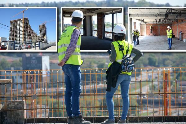 ESPRESO PRVI NA VRHU BEOGRADA NA VODI: Ovako izgleda pogled sa poslednjeg sprata kule! (VIDEO)