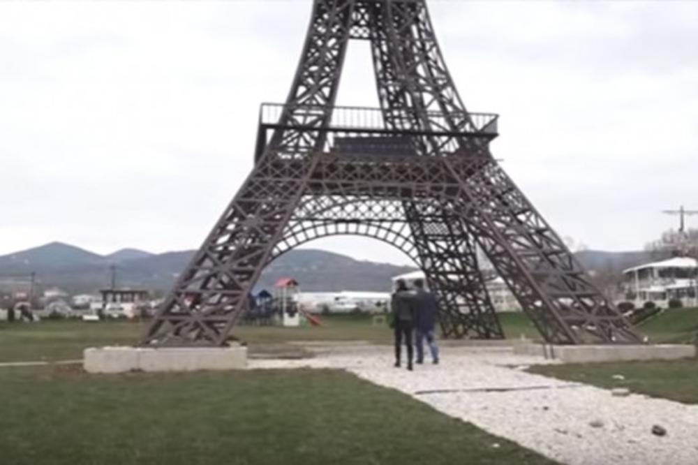 ALBANAC GRADI AJFELOVU KULU USRED SRBIJE: Kada vidite kako izgleda i šta će nići...nećete ostati ravnodušni! (VIDEO)