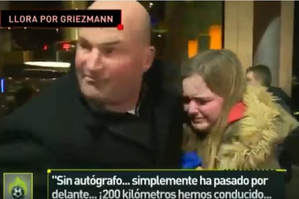 Putovala 200 km da joj Grizman potpiše dres, a on je najstrašnije iskulirao i rasplakao! Njen tata će ga razbiti! (VIDEO)