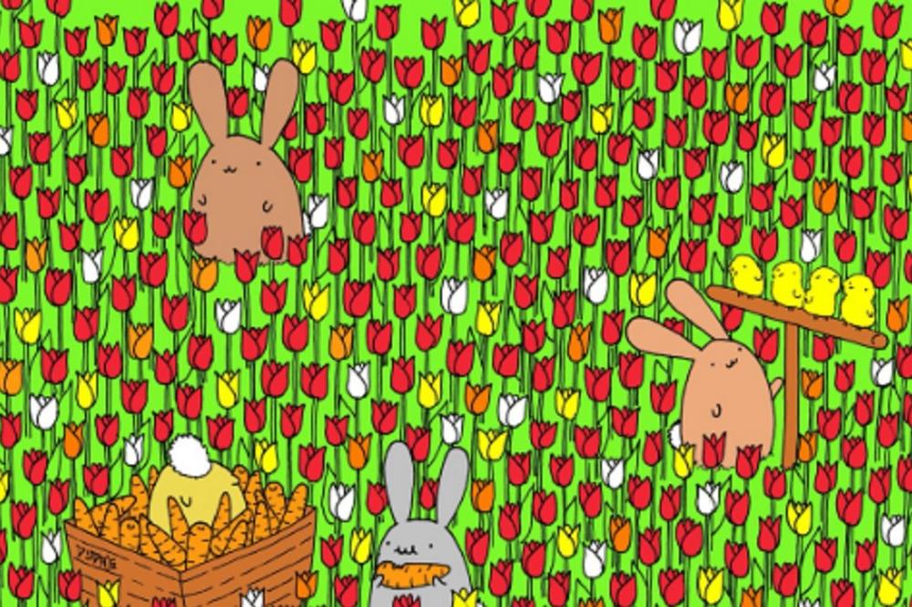 Uskrs nije gotov dok ne pronađete jaje u moru lala! (FOTO)