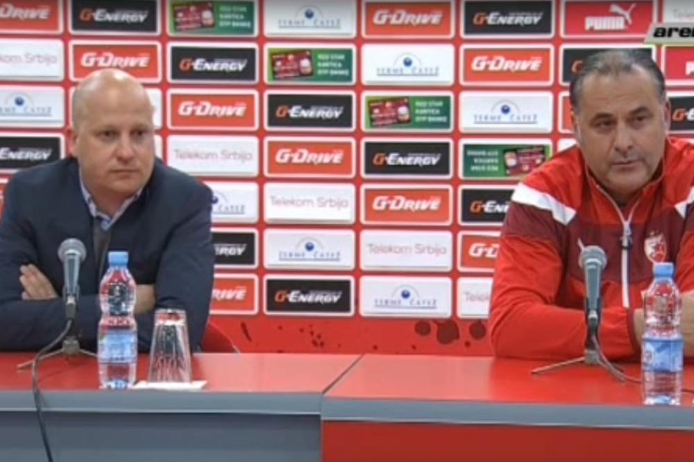 MUK NA PRES KONFERENCIJI POSLE DERBIJA! Navijač upao u medija centar, Grof i Nikolić zanemeli! (VIDEO)