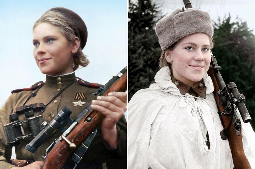 ZVALI SU IH LEDENE KRALJICE SMRTI: Ove Ruskinje su BEZ MILOSTI ubijale stotine i stotine nemačkih vojnika! (FOTO)