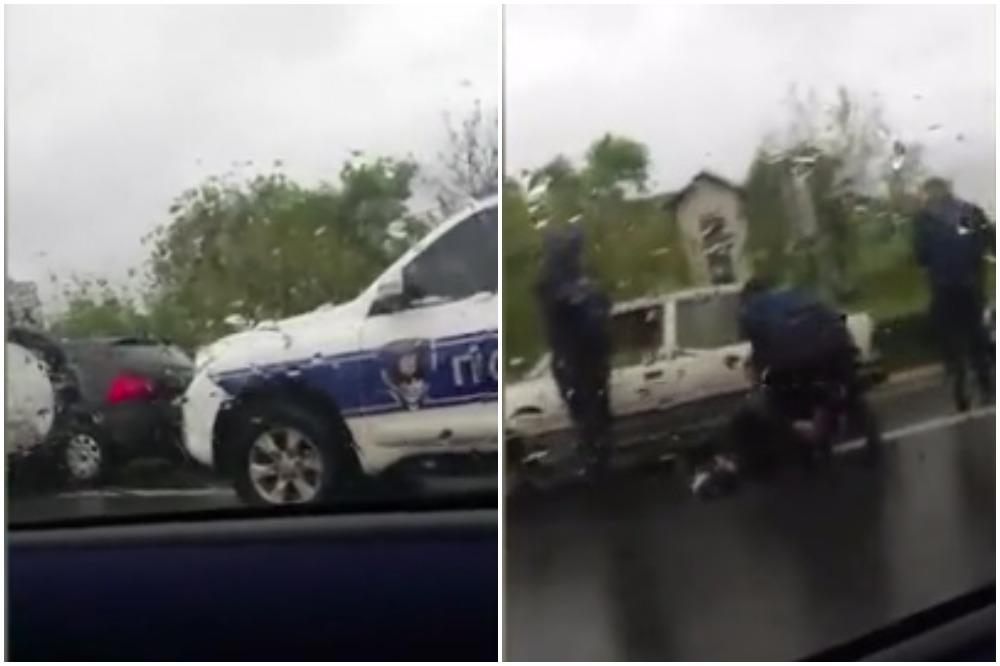 INTERVENTNA ZAUSTAVILA VOZAČA NA PANČEVAČKOM PUTU: Pogledajte filmsko presretanje u BG-u! (VIDEO)