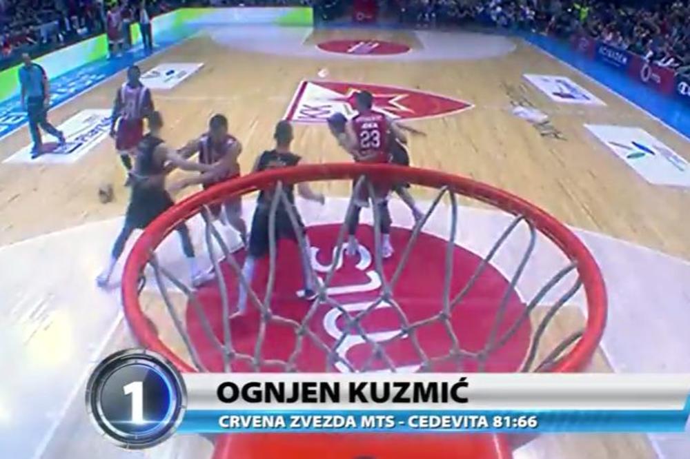 Trenutak kada je Kuzmić poslao Bilana u parter Pionira je najbolji potez finala ABA lige! (VIDEO)