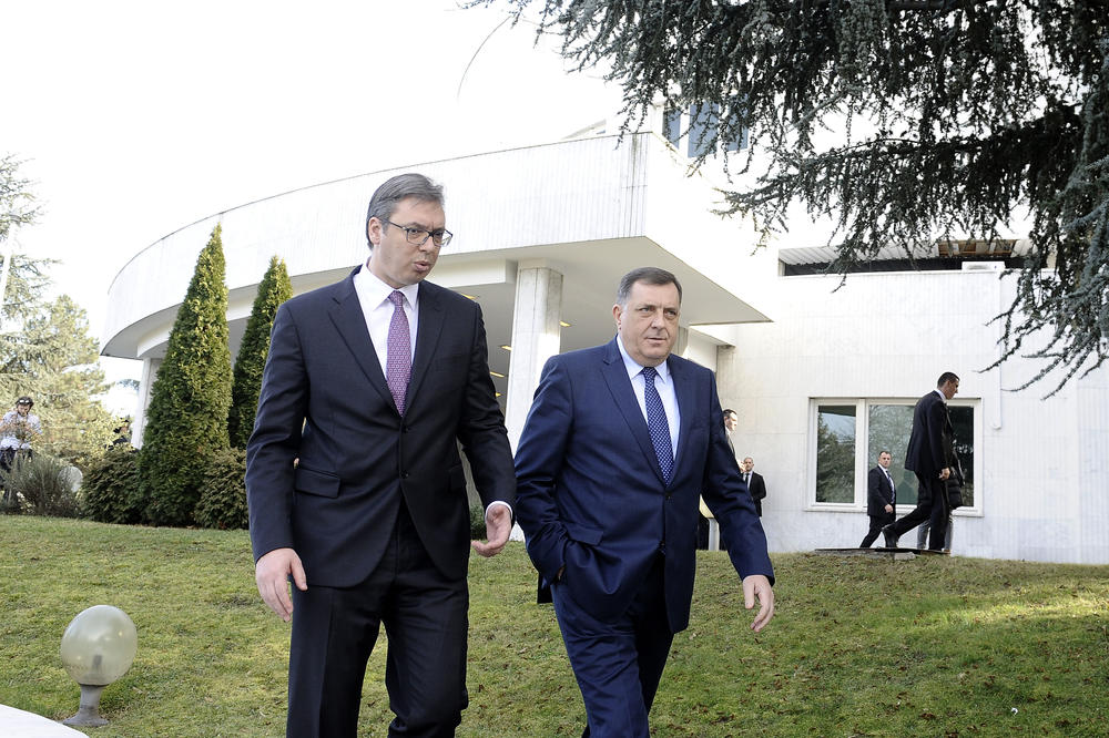 DODIK I VUČIĆ U 4 OKA: Vučića je najviše zanima carinska unija Balkana, a Jasenovac će biti igrani film svetskog nivoa?