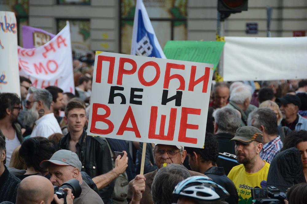 PRIJAVE PROTIV TIJANE I VLADIMIRA: Još dve prekršajne učesnicima protesta Protiv diktature